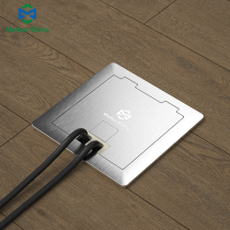 Open floor plug stainless steel invisible floor socket hidden flat floor socket waterproof ground socket
