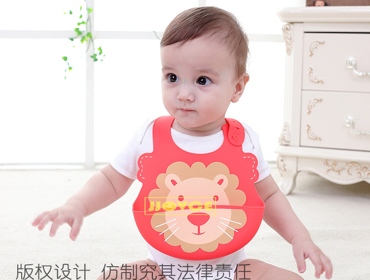 Trẻ sơ sinh và trẻ em ăn túi ba chiều silicone không thấm nước yếm bé cung cấp yếm nước bọt miệng nước bát cơm - Cup / Table ware / mài / Phụ kiện đồ dùng cho bé ăn dặm