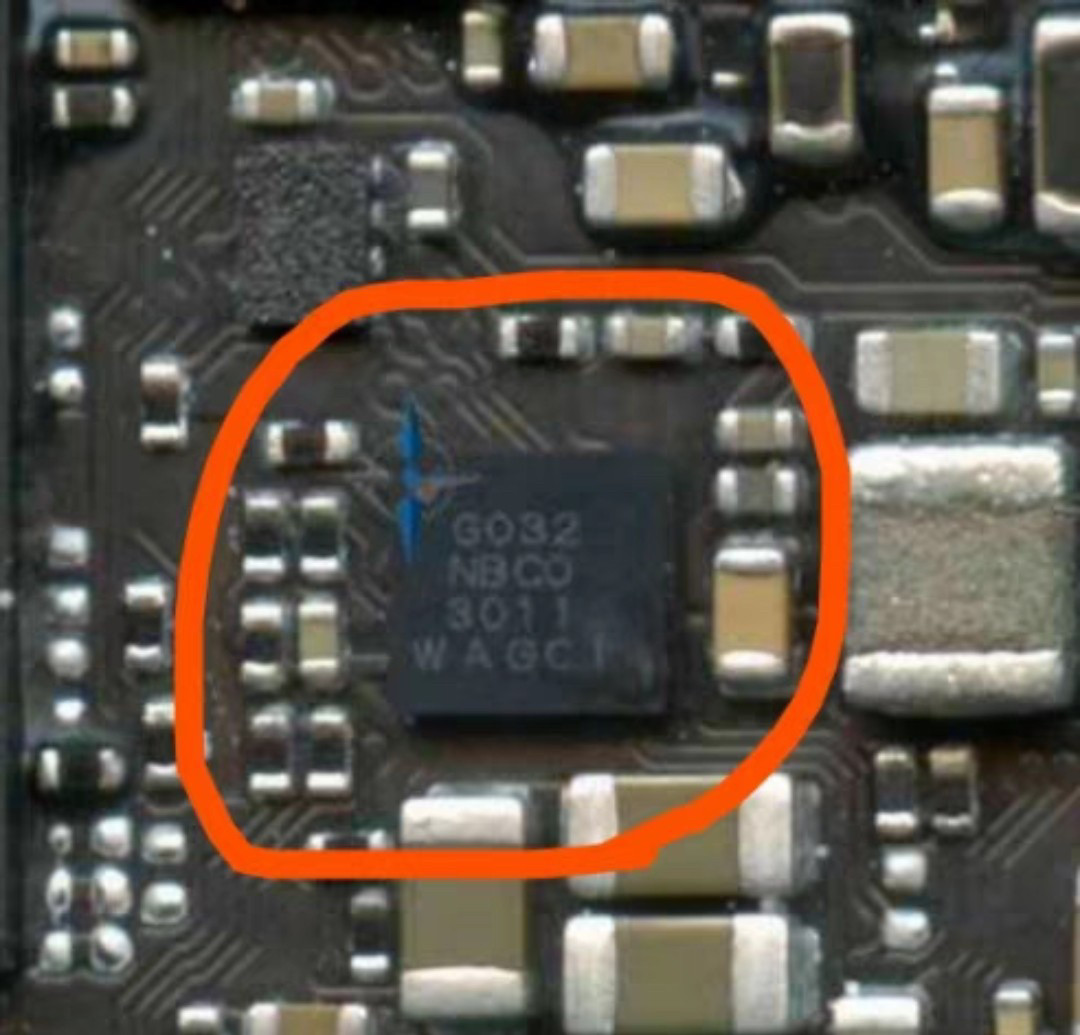 适用于VIVO S15Pro充电ic G032 USB管理ic 7271B WiFi前置放大ic评价