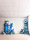 Artificial Flower Landscaping, Popular Butterfly Decoration, Blue Rose Waterfall Flower Wall, Large Fake Floral Art Scene Arrangement Ornaments