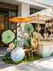 Artificial Flower Arrangement for Shopping Mall, Lotus Theme, Light Luxury Style, Floor-Standing Decoration, Scene and Landscape Display