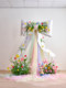 Artificial Flowers, Faux Flower Decorations, Atmospheric Bow Decorations, Commercial Display, Popular Social Media Photo Shoot Scene Setup Decorations