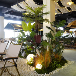 Large Simulated Green Plants, Classy Accessible Luxury Landscaping Decoration, Tropical Plants, Soft Decoration, Floral Art, Restaurant Hotel Decorations, Fake Trees