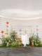 Artificial Flower Landscaping Monet Garden Large Floor-Standing Fake Flowers Butterfly Flower Decoration Popular on Social Media for Photo Shoots and Display