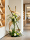 Chinese-Style Simulated Bamboo Landscape Indoor Plants Entrance Hall Office Floor-Standing Ornaments Decoration Landscape