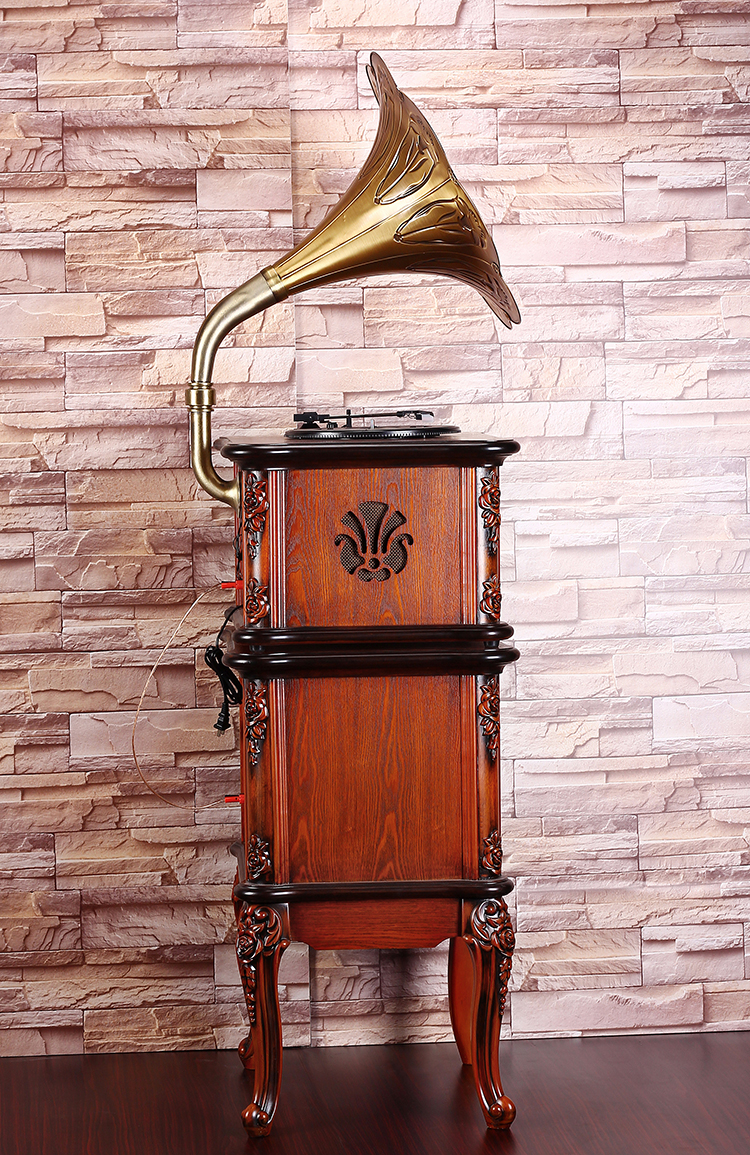 mâm đĩa than audio technica Jue phonograph sáng tạo retro cổ gỗ cổ điển vinyl ghi máy nghe nhạc sừng lớn máy nghe nhạc châu Âu 	đầu đĩa than cổ victor