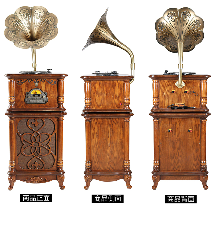 đầu đĩa than denon dp-400	 Jue trang trí máy ghi âm cổ vinyl máy ghi âm sừng lớn máy ghi âm retro retro máy ghi âm kiểu cũ châu Âu loa siêu trầm mới - Máy hát mâm đĩa than technics