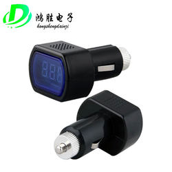 Mini Car Voltmeter Digital Display Car Voltage Tester Battery Voltage Meter Monitor Car Instrument