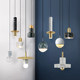Simple Nordic Post-Modern Marble Creative Dining Room Spotlight Lamp Bedroom Bar Counter Window Single-Head Bedside Pendant Lamp