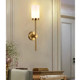 French Cream Living Room Retro Decorative Wall Lamp Modern Simple Bedside Lamp American Light Luxury Villa Long Pole Wall Lamp