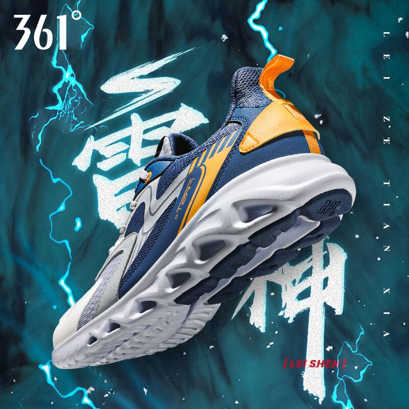 361 sneakers men's shoes 2022 Summer new men running shoes 361 degrees Breathable Net Face Damping Running Shoes Man