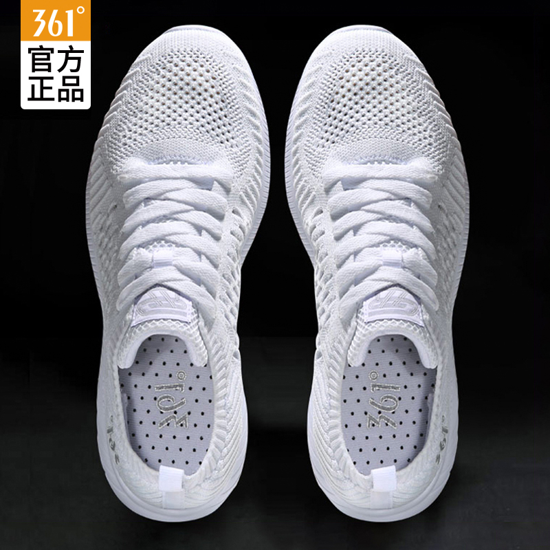 361 Men Shoes Single Net Summer New Breathable Running Shoes 361 Degrees Teens Net Shoes Running Shoes Ultra Light Sneaker Men