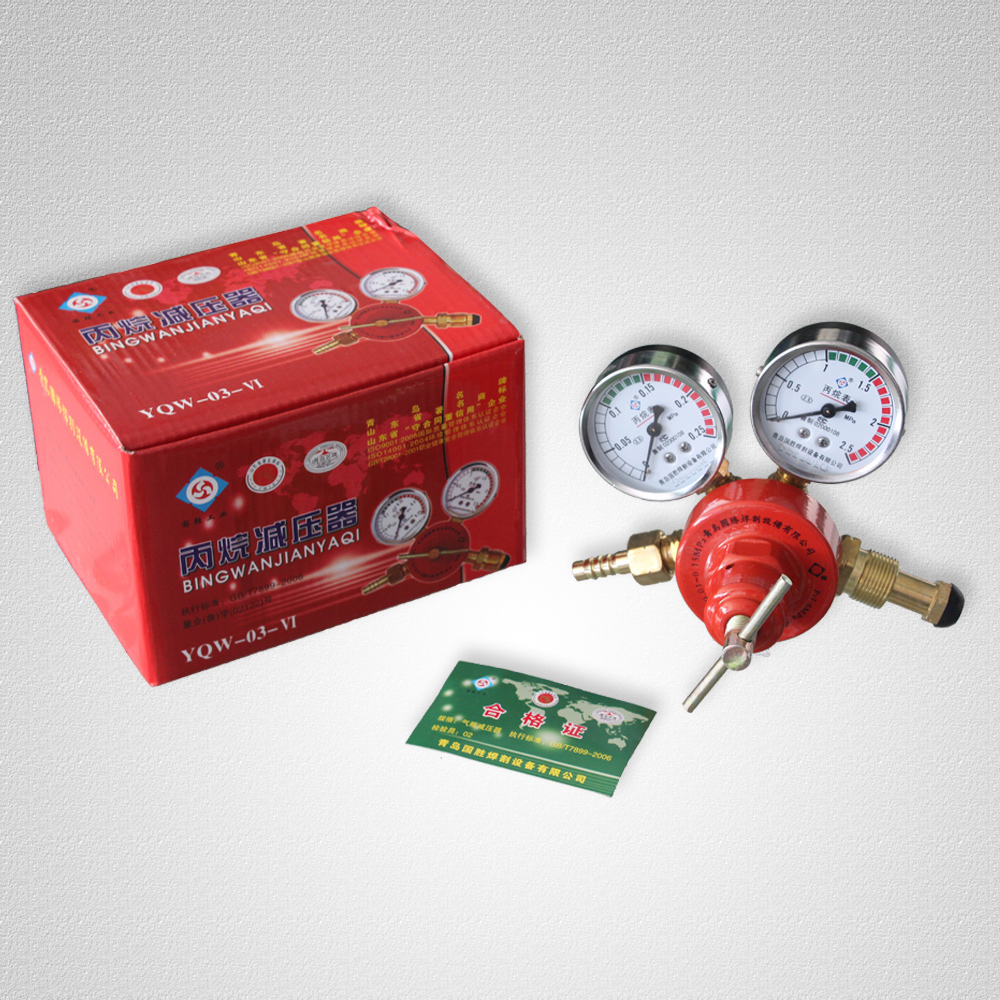 Propane gauge pressure reducing valve Pressure reducing device Gas gauge pressure gauge YQW-03 Liquefied gas gauge Propane pressure reducing gauge torch
