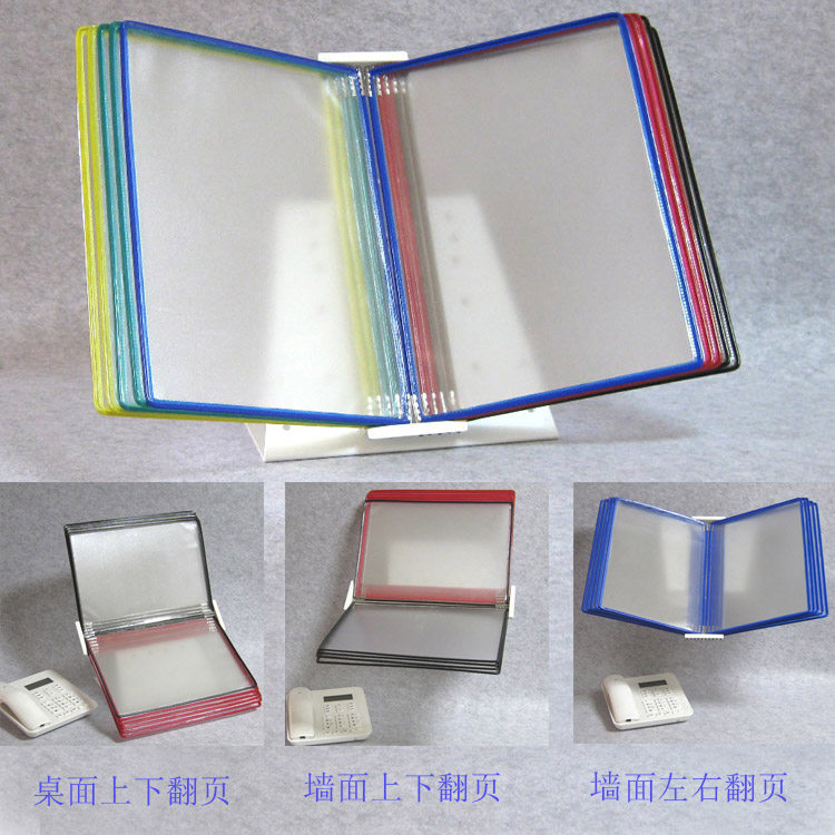 10 Desktop Display shelves Wall-mounted Wall Desktop Display Shelf Desktop Display Clip Desktop File Rack Up And Down Page