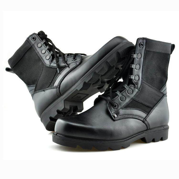 Bottes militaires en cuir - respirant - Ref 1401035 Image 7