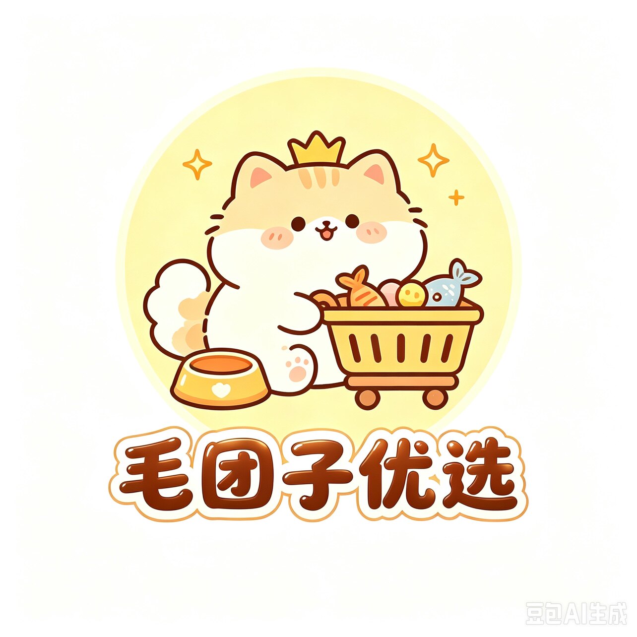 毛团子优选的LOGO