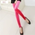 Quần legging nhung nữ mùa xuân và thu đông 2018 mới mặc quần lửng cạp quần dài mỏng cộng với chất béo dày size lớn quần áo nữ đẹp Khởi động cắt