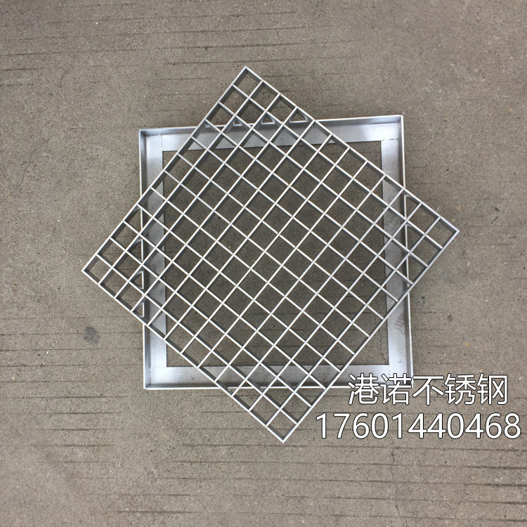 Customized 304 stainless steel grille Sewer garage drainage ditch cover gutter rain grate 300*300*30