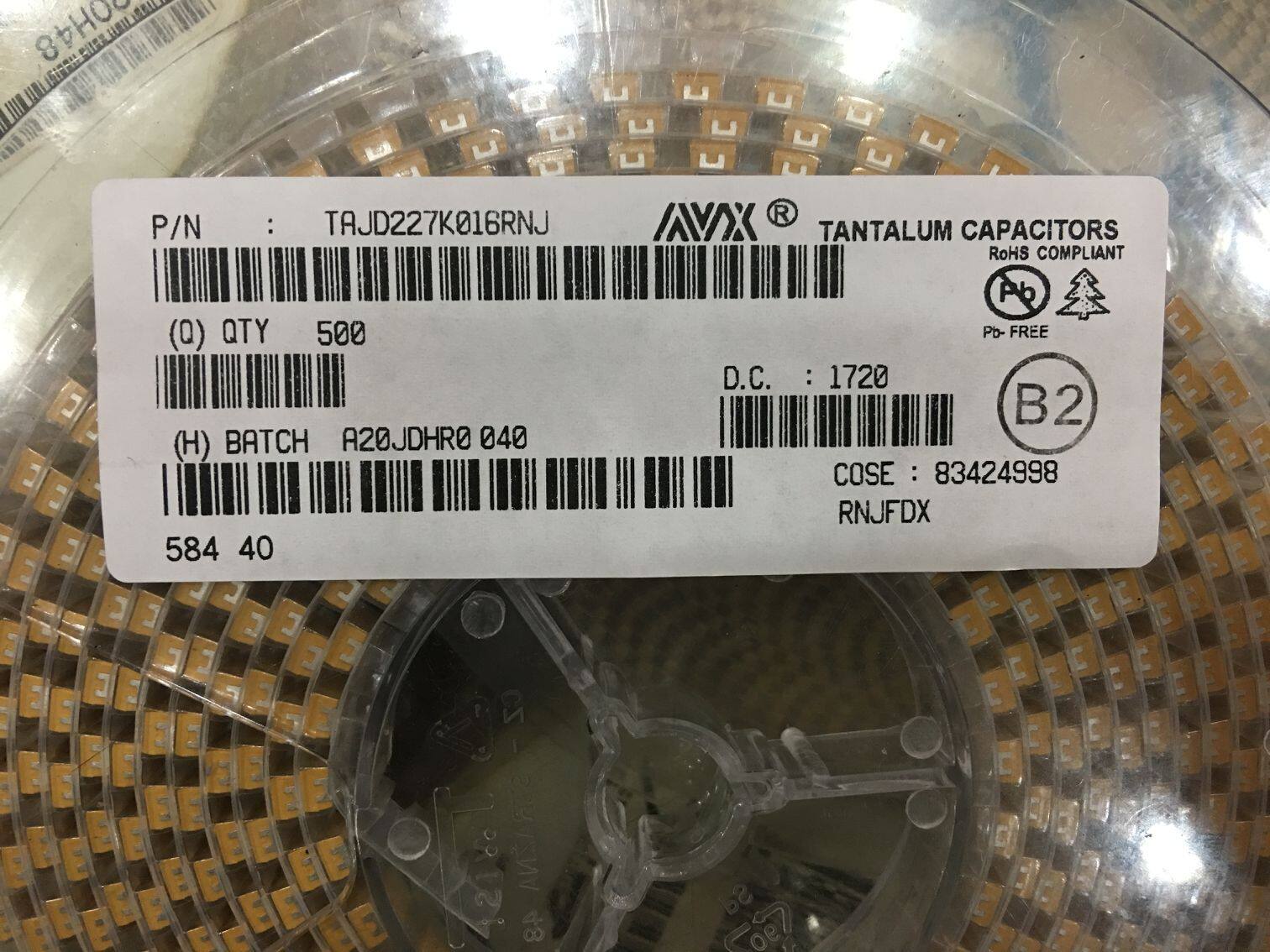 TAJC227K035R TAJC227K035R 35V 220UF 6032 227V