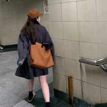 HEYGIRL black brother design sense niche waist drawstring jacket jacket women Autumn long loose big sleeve windbreaker