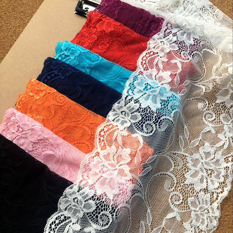 1 m wide 17 5CM elastic lace lace lace lace lace lace handmade DIY clothes wedding veil underwear accessories