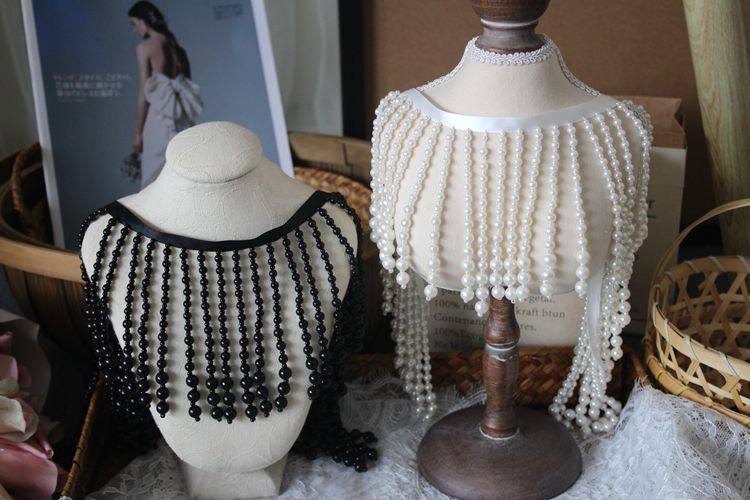 hanging beads for dress And Tassels Lace Clothing Accessories DIY Clothes Skirt Decoration Wedding Lace Accessories Sewing Trim occasion Relaxed Beach Wedding in size:2XL