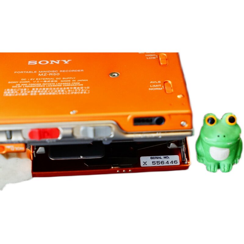 珍藏版火焰橙SONY MD Walkman MZ-R50，音乐爱好者的终极收藏🔥-MD-淘宝