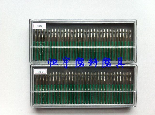 Taiwan One-pint BEST diamond grinding stick elliptical peach-shaped tip grinding needle 3 * 3MM diamond sand diamond grinding head 30S-Taobao