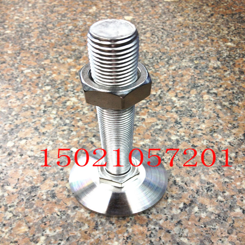 304 full stainless steel heavy fixed hooded foot directional adjustment foot adjustment foot screws D50M8M10M12M16