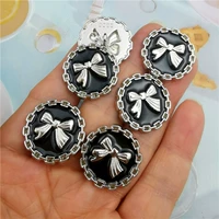 № 8 Полая цепь края черные серебряные часы