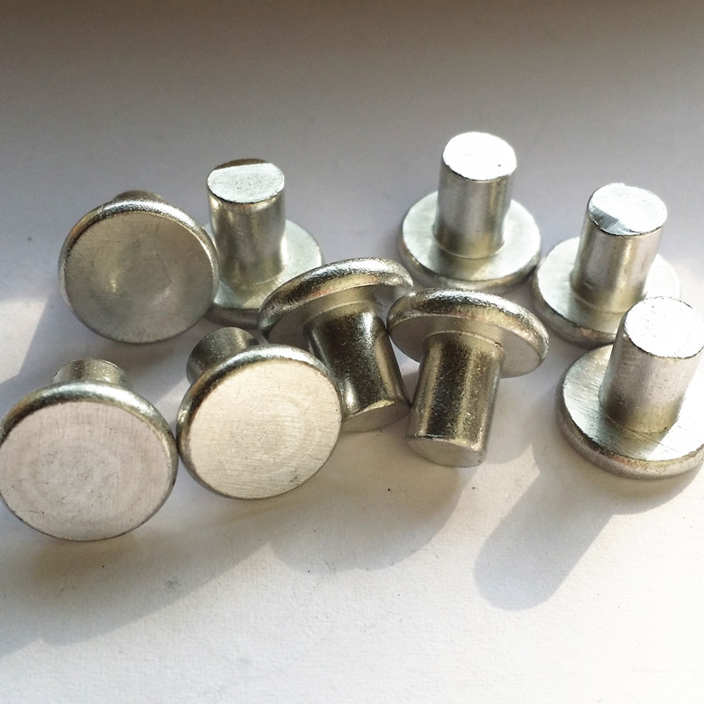 M6 series GB109 flat head aluminium rivet solid rivet specifications 1 kg national standard