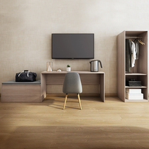 Quick Hotel Guesthouses Furniture Rooms Hotel Apartments Luggage Cabinet Computer Desk Luggage Rack Writing Desks Combination