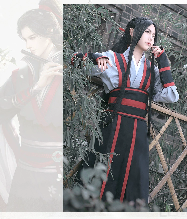 Hot cool cosplay Wei Wuxian Cosplay Mo Xuanyu Costume Anime Grandmaster of Demonic Cultivation Cosplay Mo Dao Zu Shi Costume Men plus size costumes