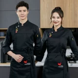 Элитный хлопковый дышащий лонгслив для работы, китайский стиль