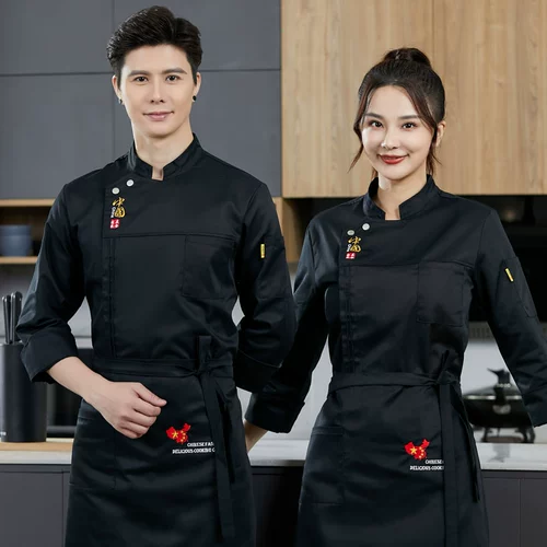 Элитный хлопковый дышащий лонгслив для работы, китайский стиль