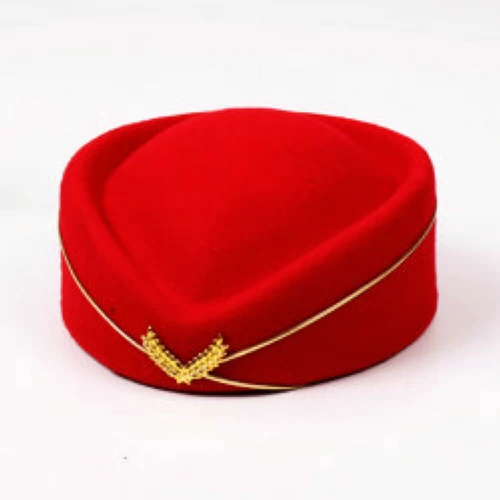 Stewardess Hat Студенческая военная барабанная команда Hat Band Cay Performance Performance Cap