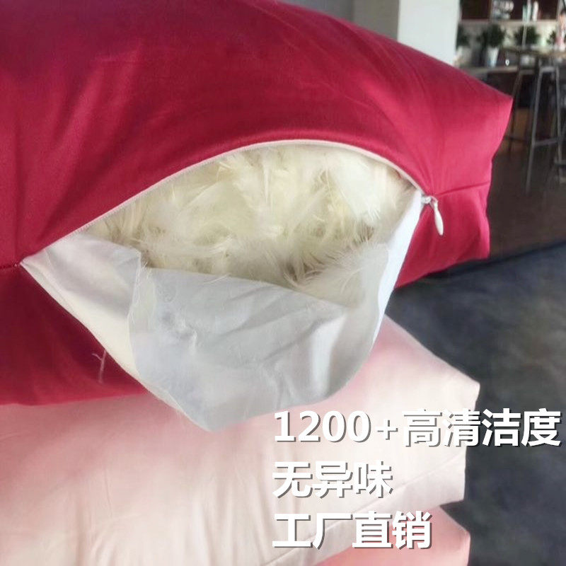 Store owner Self-retention plant Direct sales 1200 HD finish 100% Large Goose velvet wool sheet single pillow core