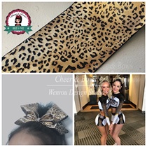 Cheerleading headdress DIY head flower bow material ribbon ins The same glossy BAO WEN European and American fan 75mm