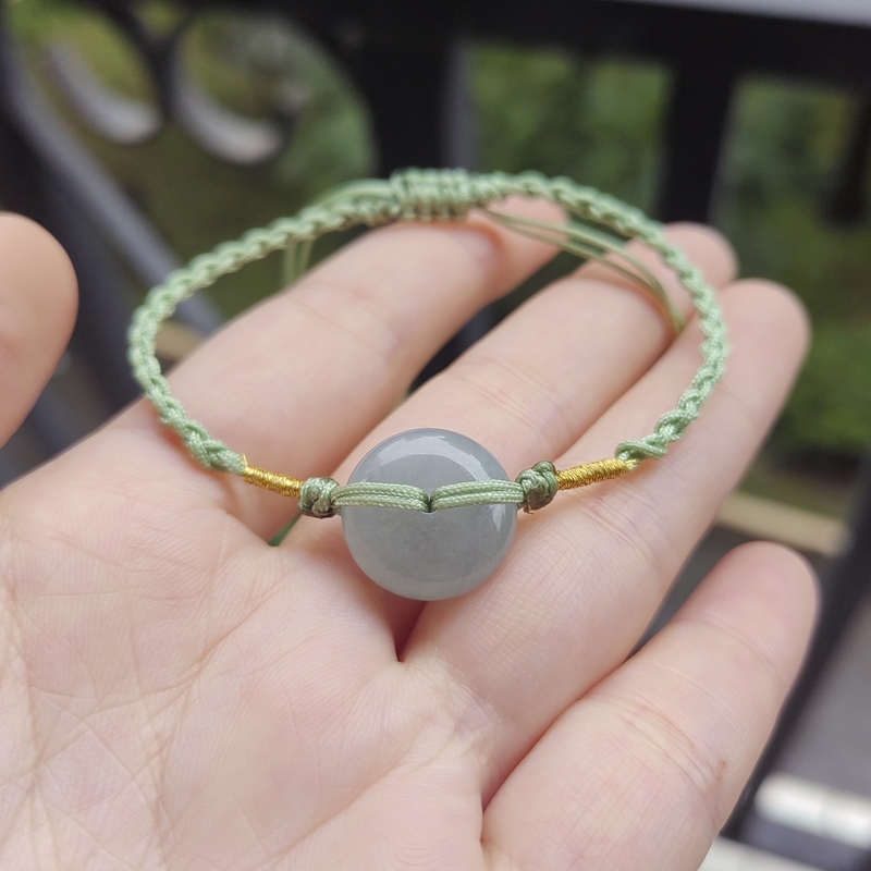 Longxin Yunzan Ice Jade Peace Buckle Bracelet Abacus Bead Bracelet Longxin Yunzan Ice Jade Peace Buckle Bracelet Abacus Bead Bracelet