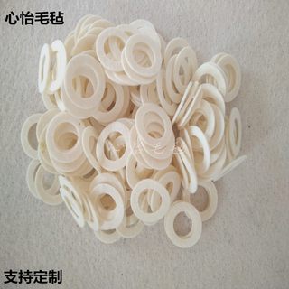 高密度工业羊毛毡垫密封吸油垫圈油封毡圈防尘抛光耐磨毛毡条块圈