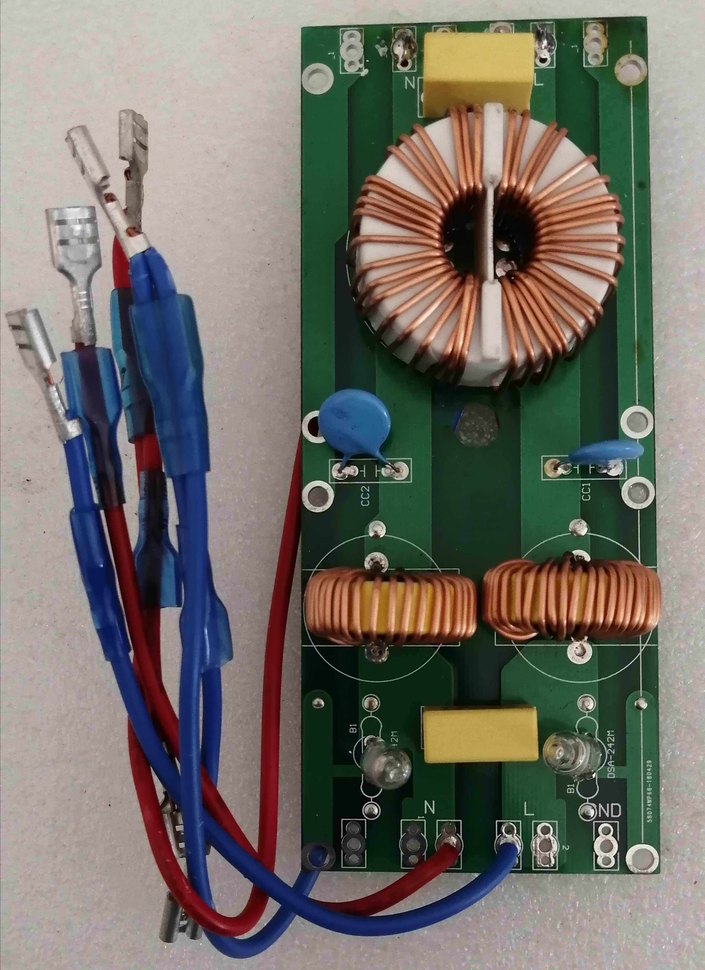 High-power audio special power filter board power purification filter socket row plug special