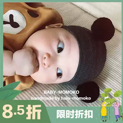 Baby hair strap fontanelle ball ball newborn autumn and winter children Full Moon year old boy baby hair accessories autumn