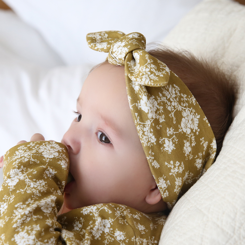 Korean baby hair band guard fontanelle cap full moon baby cute super cute princess bow newborn baby headwear