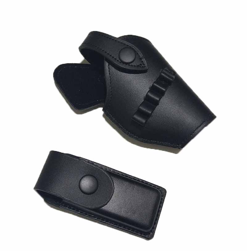 Lingtewei new waist cowhide pistol holster quick pull set 64 plainclothes hidden grab set 77 universal clip leather