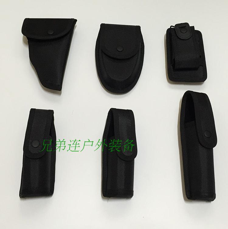 Nylon multi-function waist eight-piece belt accessory bag Flashlight set Kettle bag Quick pull set Tactical belt pendant