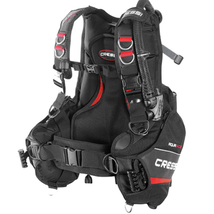 Italian CRESSI AQUARIDE buoyancy adjustment controller BCD offshore rider scuba diving