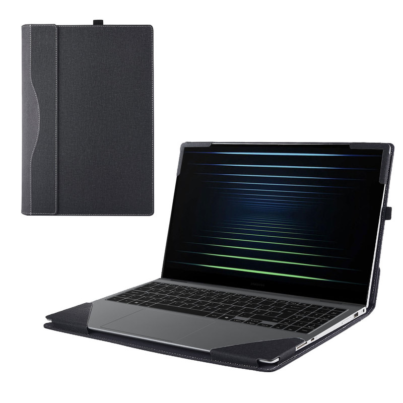 Laptop Protective Case Suitable for Samsung Galaxy Book6 14inch Protective Case Galaxy Book6 Pro Anti-Fall Leather Case 14inch Portable Business Inner Sleeve