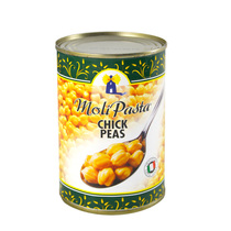 Pois chiches 400g * 4 boîtes de haricots triangulaires Molly importés dItalie en conserve ingrédients de cuisson pour salade occidentale prêts à manger