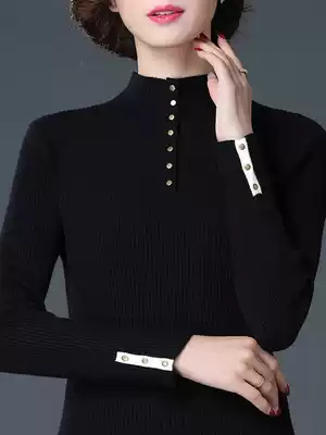 2021 autumn and winter New 100 pure cashmere sweater turtleneck knit base shirt top women foreign pie