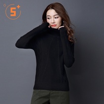 2021 autumn and winter New 100 pure cashmere sweater turtleneck knitted base shirt top women foreign style